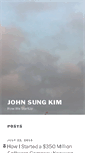 Mobile Screenshot of johnsungkim.com